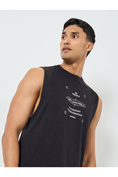 Styli Men Relaxed Fit Round Neck Tank