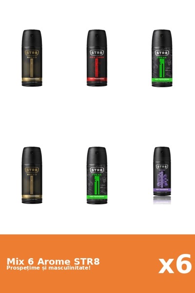 str8 Set 6 Mix STR8: 2x Ahead, 2x FR34K, 1x Game, 1x Red Code