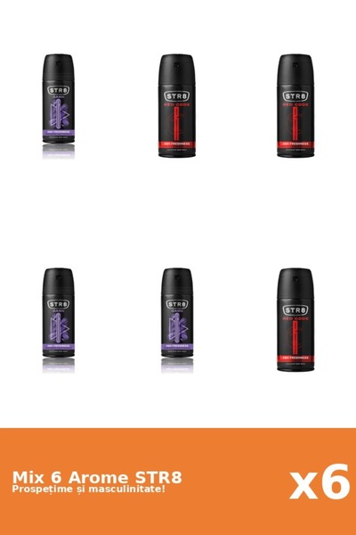 str8 Set 6 Mix STR8: 3x Game, 3x Red Code