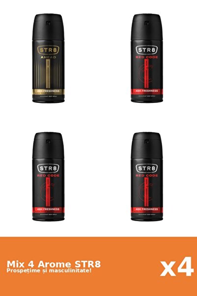 str8 Set 4 Mix STR8: 1x Ahead, 3x Red Code