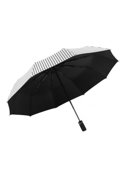 OEM Women's Folding Umbrella, Automatic Opening, Striped Model, 105 x 63 cm, ...