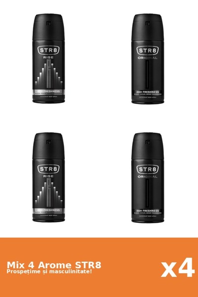 str8 Set 4 Mix STR8: 2x Original, 2x Rise