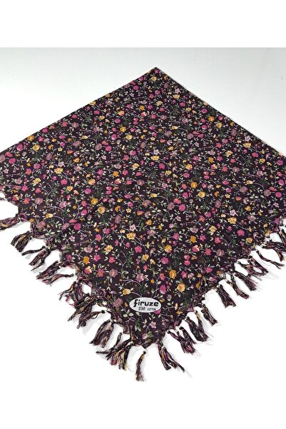 Firuze Tulbent cu mărgele și model în formă de stele 06115-05