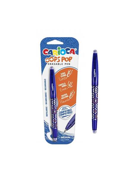 OEM Pix cu Cerneala Termosensibila & Radiera Carioca Bleu 0.7mm