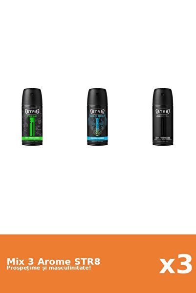 str8 Set 3 Mix STR8: 1x FR34K, 1x Original, 1x Wild Beat