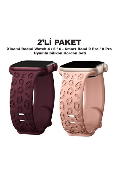 Dexmon ساعة ريدمي 4/5/6 - سمارت باند 9 برو/8 برو - مجموعة أحزمة سيليكون بنمط ...