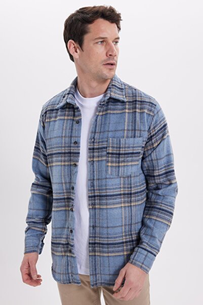 Tudors Men's Regular Fit Comfortable Cut Winter Plaid Lumberjack Shirt
