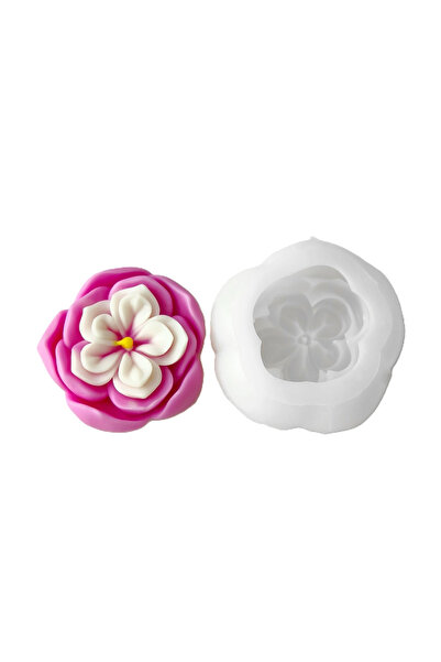 MILMATT Matrita de silicon, Milmatt, Floare 1 , dimensiune 7 x 7 x 3.6 cm