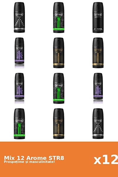 str8 Set 12 Mix STR8: 3x Ahead, 3x FR34K, 3x Game, 1x Original, 2x Rise