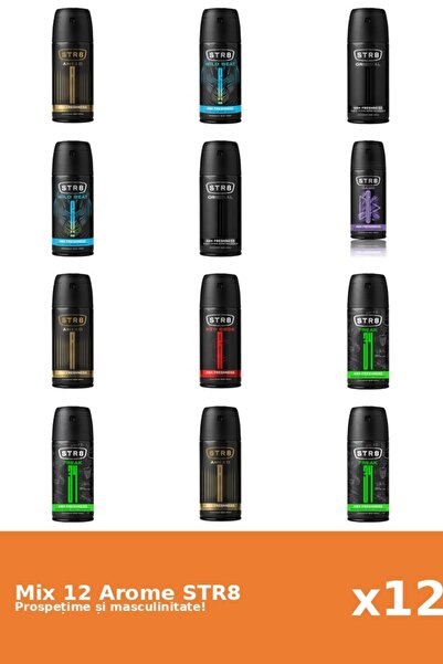 str8 Set 12 Mix STR8: 3x Ahead, 3x FR34K, 1x Game, 2x Original, 1x Red Code, ...
