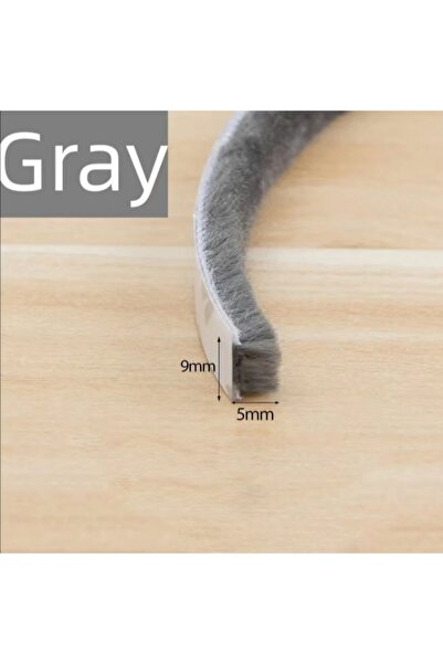 Choice58 شريط لاصق ذاتي من صوف الرمادي بطول 5 أمتار وعرض 9 × 5 مم، متوفر بأطو...