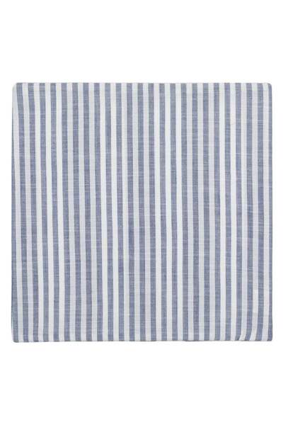 OEM Blue Striped Decorative Pillow Cover 45x45cm