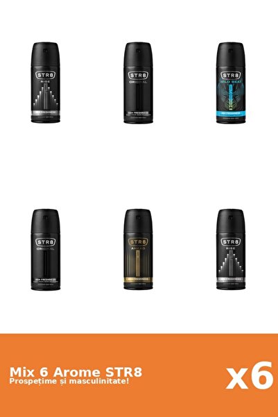 str8 Set 6 Mix STR8: 1x Ahead, 2x Original, 2x Rise, 1x Wild Beat