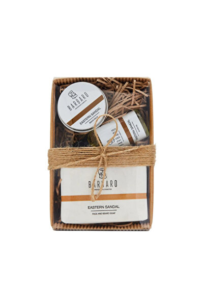 Barbaro مجموعة هدايا للعناية باللحية - بلسم اللحية، زيت اللحية، وصابون اللحية...