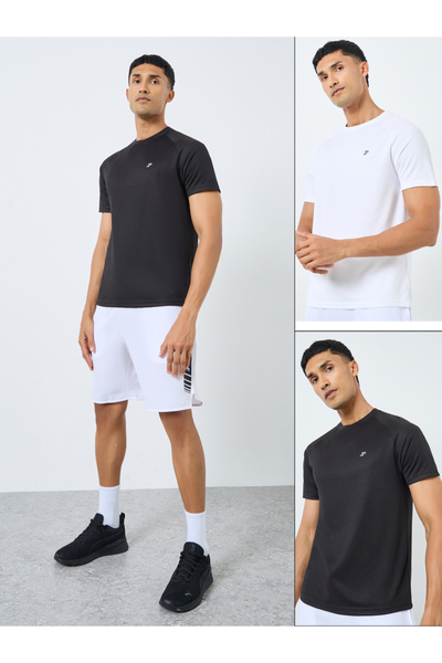 Styli Pack of 2 Raglan Core Tee