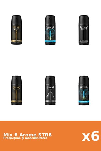 str8 Set 6 Mix STR8: 2x Ahead, 1x Original, 1x Rise, 2x Wild Beat