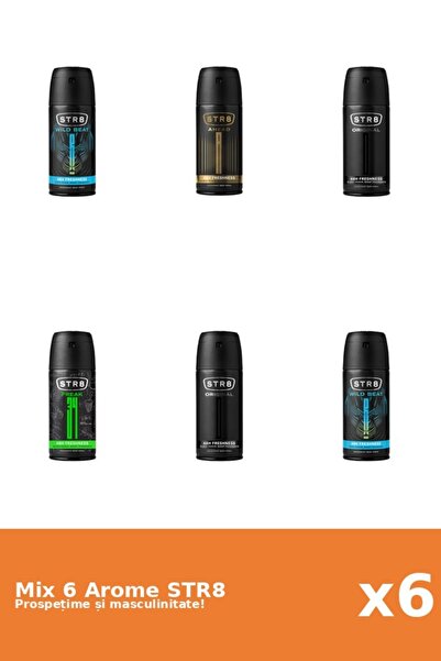 str8 Set 6 Mix STR8: 1x Ahead, 1x FR34K, 2x Original, 2x Wild Beat