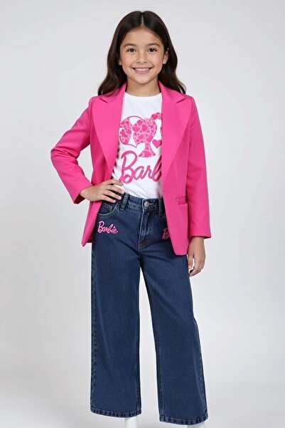 Riccotarz Girl's Baby and Toddler T-Shirt with Text Detail Ribbon Button Deta...