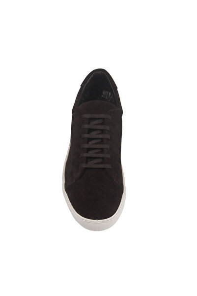 Evanto Shoes Sneakers din piele pentru bărbați Black Top Sneakers