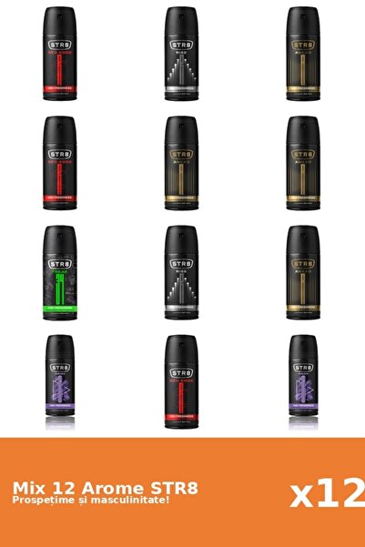 str8 Set 12 Mix STR8: 4x Ahead, 1x FR34K, 2x Game, 3x Red Code, 2x Rise