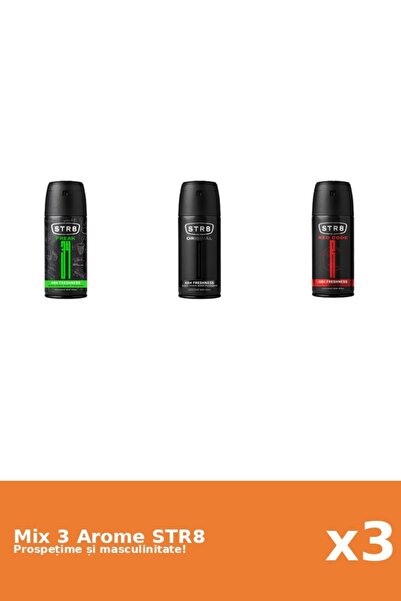 str8 Set 3 Mix STR8: 1x FR34K, 1x Original, 1x Red Code