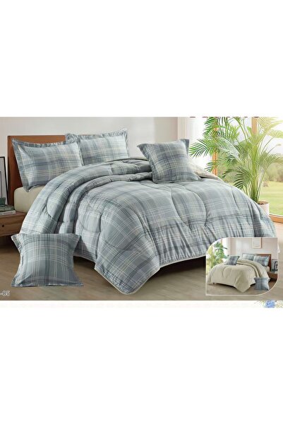 alzawia مفرش نفر مايكروفايبر صيفي قماش بارد 4قطع لحاف مقاس 220*170