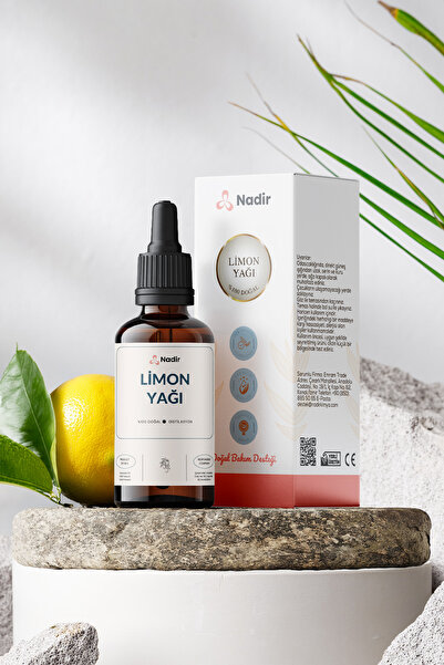 Nadir Kimya Limon Yağı 10 ml – %100 Doğal – Uçucu (Esansiyel) Yağ – Kozmetik ...