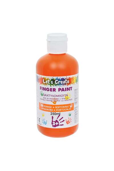 OEM Vopsea pentru Pictura cu Degetele Portocalie in Sticla Little President -...