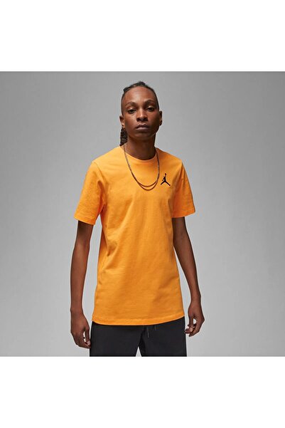 Nike Jordan Jumpman Emb Essential Crew Men's Yellow T-Shirt