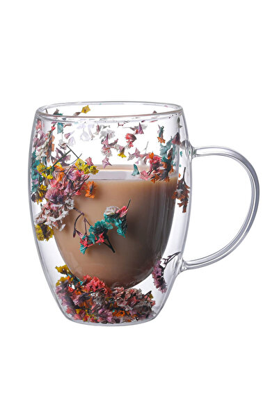 Arabest كوب قهوة زجاجي مزدوج شفاف، مثالي للكابتشينو والشاي والإسبريسو واللاتي...