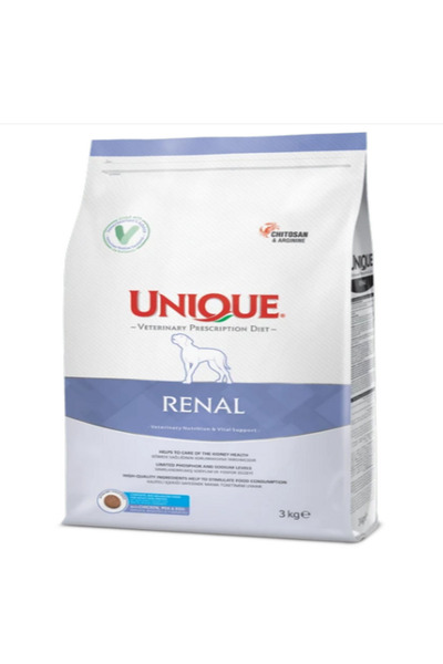 Unique Renal Köpek Maması 3 Kg - Kronik Böbrek Yetmezliği İçin Destekleyici V...