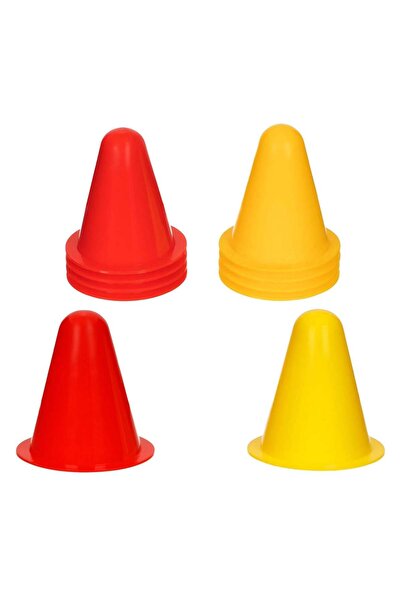 OEM Conuri de Antrenament din Plastic Portocalii Galbeni Ø8x7.8cm - 10buc