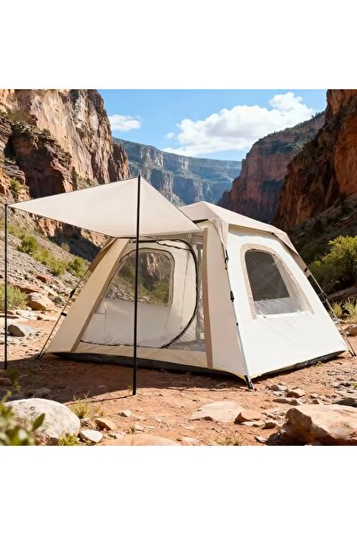 Colorland خيمة تخييم كبيرة قابلة للطي أوتوماتيكياً، مقاس 210×210×145 سم، ألوا...
