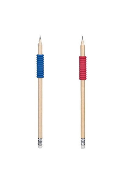 OEM HB Pencils with Bleu Rosie Grip Eraser - 2pcs