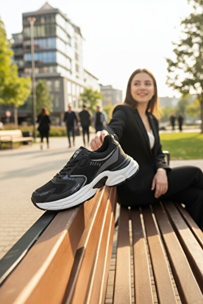 enoch Enoch Men's Sport Written High-Sole Chunky Sneaker Casual Sports Shoes