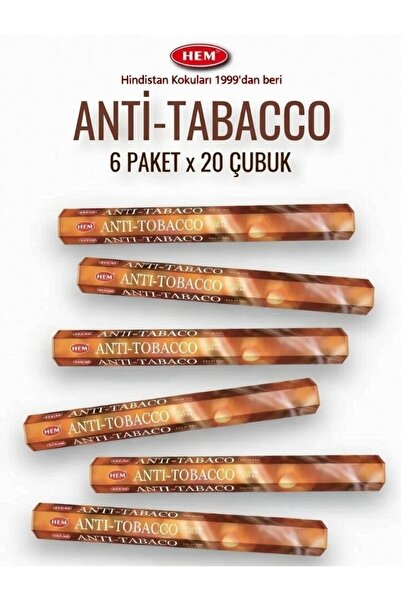 Hem Tütsü 6’lı Kötü Koku Giderici Çubuk Tütsü Seti- Smoke Neutralizer Aromalı...