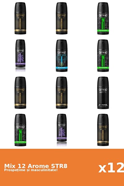 str8 Set 12 Mix STR8: 5x Ahead, 3x FR34K, 2x Game, 1x Original, 1x Wild Beat