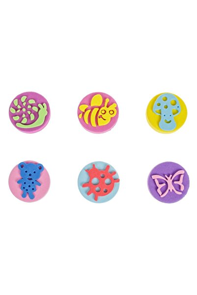 OEM Animal Painting Stamps Ø4cm - 6 pcs