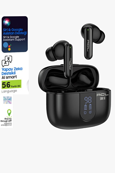 Sarftech Wireless 6.0 Versiyon 56+Dil Uygulamalı AL Smart ANC+ENC Kablosuz Te...