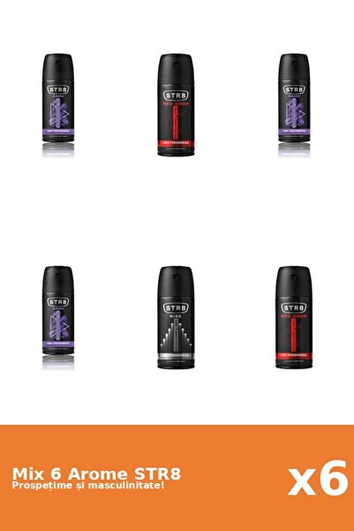 str8 Set 6 Mix STR8: 3x Game, 2x Red Code, 1x Rise