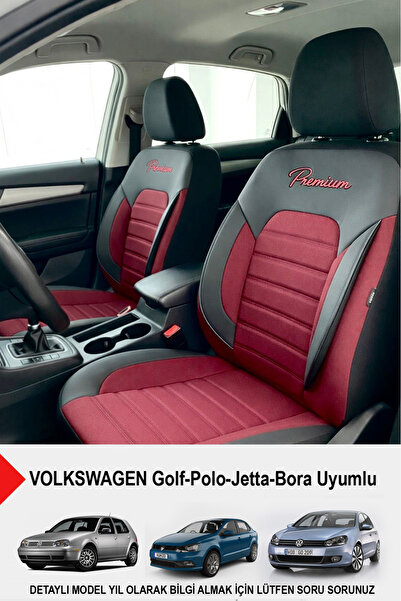 GM-DESIGN Premium Series Luxury Linen Car Seat Cover (Volkswagen Bora-Golf-Je...