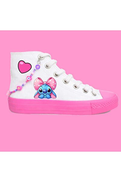 lias desing kurdela laylo heart cu imprimeu alb roz talpă din in cu detaliu d...