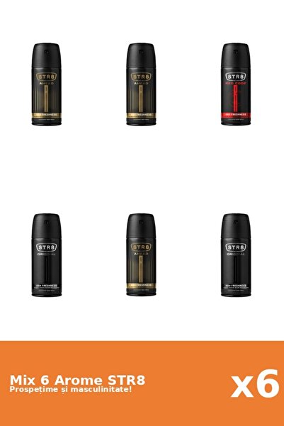 str8 Set 6 Mix STR8: 3x Ahead, 2x Original, 1x Red Code