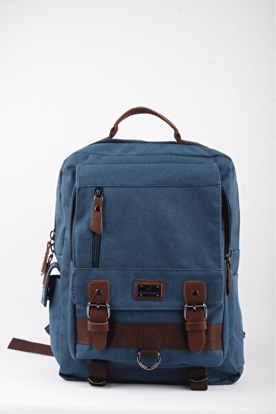 OLDSO Rucsac de zi cu zi și de călătorie din pânză impermeabilă, cu compartim...