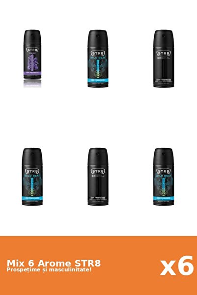 str8 Set 6 Mix STR8: 1x Game, 2x Original, 3x Wild Beat