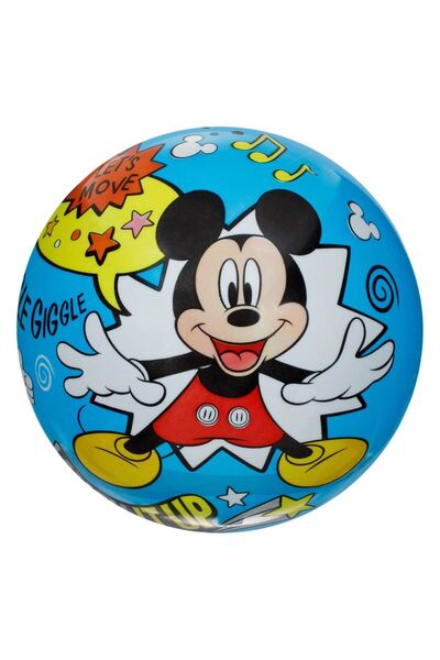 OEM Μπάλα Θαλάσσης Μίκυ Μάους με Πολύχρωμη Πλαστική Ζώνη 14εκ.