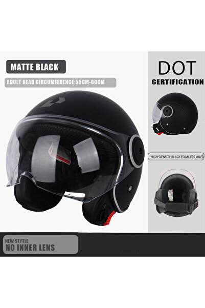 Choice1 2 DOT certification Protective helmet Dual Lens Vintage Helmets Four ...