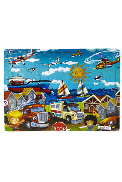 OEM Puzzle lemn 40 piese Zi cu soare