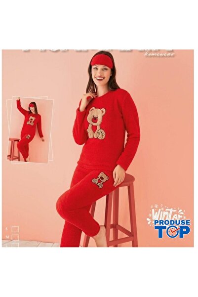 Produse.Top Cocolino Pajamas for Women with Print and Sleep Mask