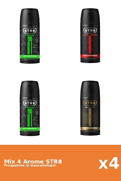 str8 Set 4 Mix STR8: 1x Ahead, 2x FR34K, 1x Red Code